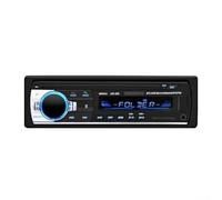 MeevrgR Estéreo de coche 1 DIN - Blueteeth 5.0, USB/SD/AUX - Salida de 60 W x 4 - Compacto 12 x 20 x 7 cm - para transmisión de música sin interrupciones