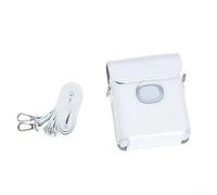 MeevrgR Estuche de Protección PU para Impresora para fujifilm Link Square con Correa Hombro - Funda Elegante Blanca para Acceso Directo al para Puerto(White)
