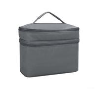 MeevrgR Estuche para batidora de mano para accesorios de licuadora de inmersión, bolsa de almacenamiento de doble capa con bolsillo de malla, funda de transporte de tela Oxford impermeable para