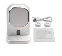 MeevrgR Exprimidor automático de pasta de dientes con ajuste multiengranaje, carga USB, montaje en pared adhesivo que no deja marcas, para variedad de pasta de dientes, para adultos y niños (blanco)