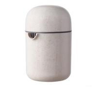 MeevrgR Exprimidor manual de limón con 8 aletas de corte, exprimidor compacto de cítricos para liberación rápida de jugo, uso en viajes en la cocina (blanco)
