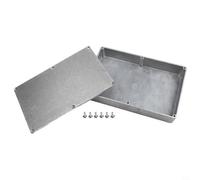 MeevrgR Fundas estéticas de aleación de aluminio hechas para adaptarse a pedales de efecto de guitarra populares como la serie de modelos del mercado (1590DD188 x 120 x 37 mm)