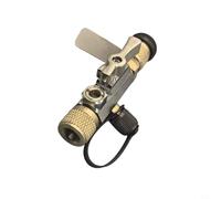 MeevrgR Herramienta de extracción de núcleo de válvula para R32 R410A AC, extractor magnético de aleación de cobre con vidrio de visión, kit de liberación sin refrigerante con 10 núcleos (A)