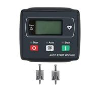 MeevrgR HGM1790N - Controlador de generador para módulo de arranque automático, pantalla LCD con botones táctiles, 5 salidas de relé, programación USB, CC 8-35 V, color negro