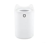 MeevrgR Humidificador recargable por USB con gran salida de niebla e iluminación LED multicolor, humectante de aire silencioso portátil para viajes en casa, oficina (blanco 3L)