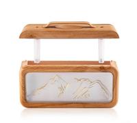 MeevrgR Humidificador Snow Mountain de 600 ml con opciones de pulverización dual y luz nocturna personalizable para mejorar el aire y el estado de ánimo