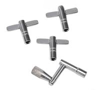 MeevrgR Juego de 4 llaves de tambor de 5,5 mm, acero cromado, forma de T, forma de Z, para el estado de ánimo