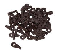 MeevrgR Kit de 50 clips de retención de puerta de vidrio para 50 piezas, 50 piezas de plástico y metal, no es fácil romper espejos u otras pantallas a aparadores