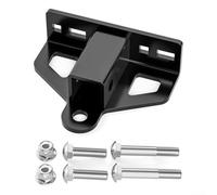 MeevrgR Kit de enganche receptor de 1-1/4 pulgadas para cortacésped de giro cero, adaptador de remolque de tractor de césped con pernos de carro, soporte de remolque negro de grado profesional