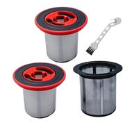 MeevrgR Kit de filtros de repuesto para aspiradora inalámbrica Bosch Series 7 - Compatible con 12040193 - Prefiltro de acero inoxidable lavable + Micropolar HEPA (A)