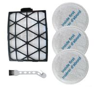 MeevrgR Kit de filtros premotor de 9 piezas para aspiradora Eureka NEU652 y NEU651PL, incluye 2 filtros de fieltro, 6 esponjas de espuma, 1 cepillo de limpieza, fácil reemplazo para una succión óptima