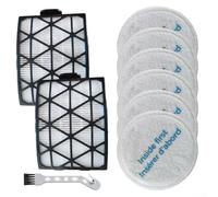 MeevrgR Kit de filtros premotor de 9 piezas para aspiradora Eureka NEU652 y NEU651PL, incluye 2 filtros de fieltro, 6 esponjas de espuma, 1 cepillo de limpieza, fácil reemplazo para una succión óptima