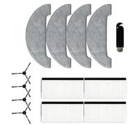 MeevrgR Kit de piezas de repuesto para Cecotec para CONGA 5290 para aspiradora ULTRA Robot - 4 cepillos laterales, 4 filtros, 4 trapos, 1 cepillo de limpieza