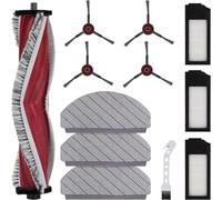 MeevrgR Kit de piezas de repuesto para Yeedi/C12 Plus Pro Plus para Ecovacs para Deebot N20 Plus N20 Pro Plus Robot Aspirador Incluye Filtro de Rodillo Principal Almohadillas de Mopa Cepillos