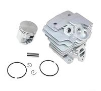 MeevrgR Kit de pistón de cilindro de motosierra para MS241 MS241C MS241C-M - Juego completo de repuesto de motor con pistón, anillos y juntas