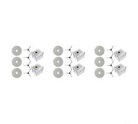 MeevrgR Kit de repuesto para ECOVACS para DEEBOT para mini aspiradoras robot, incluye paños de fregona, bolsas de polvo y cepillos laterales, almohadillas de microfibra y bolsas desechables para el