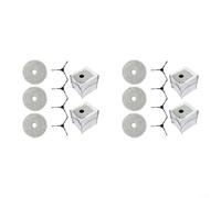 MeevrgR Kit de repuesto para ECOVACS para DEEBOT para mini aspiradoras robot, incluye paños de fregona, bolsas de polvo y cepillos laterales, almohadillas de microfibra y bolsas desechables para el