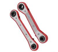 MeevrgR Llave de trinquete de doble cabeza eficiente para el mantenimiento del sistema de refrigeración (B)