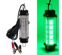 MeevrgR Luz de pesca subacuática de 120 W/180 W de alta potencia sumergible con 240 LED, 12 V IP68 impermeable para señuelo de sábalo de calamar, cable de 7 m, verde verde 120 W
