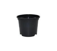 MeevrgR Macetas de plástico redondas negras para aloe vera, bonsái, margaritas, hierbas, menta, orquídea, salón, palma, pothos, serpiente, suculentas, 150 x 105 x 132 mm o 170 x 120 x 140 mm