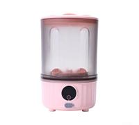 MeevrgR Mini lavadora portátil, recargable e inalámbrica para ropa interior, calcetines en dormitorios, apartamentos, viajes (rosa)