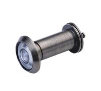 MeevrgR Mirilla de puerta de 180 grados, gran angular, de metal, cristal, para el hogar, seguro que nunca te pierdas a un visitante, añadiendo funcionalidad (bronce verde)