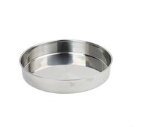 MeevrgR Molde redondo de acero inoxidable de 20 cm para horno, base suelta, ideal para tartas de queso, esponjas y pasteles de boda, resistente (B32 cm)