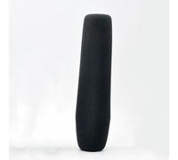MeevrgR Parabrisas de micrófono de espuma negra para grabación vocal, cubierta de micrófono de esponja gruesa que protege de la humedad y el rendimiento de la etapa de escupir, 22 cm