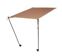 MeevrgR Parasol para silla Moon - Toldo UPF50+ para Helinox y otras sillas de camping, poliéster 420D con marco de aluminio, 47,5 x 6 x 6 cm, resistente al viento (caqui)