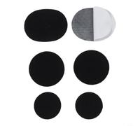 MeevrgR Parches de reparación de zapatos para tenis, adhesivo para fijar agujeros en el talón, kit de reparación de tela de nailon, negro, blanco y gris, Blanco, negro, azul marino, azul, gris claro