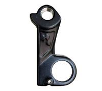 MeevrgR Percha de cambio trasero para cubo, axial, para modelos ELITE, HPG, SL | Aleación de aluminio para componente mecánico trasero de bicicleta | Distancia entre agujeros de 45 mm, color negro