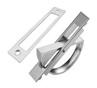 MeevrgR Pomos de puerta con mango integrado, mango invisible, adecuado para el hogar, fácil de oxidar, no se decolora y no es fácil de usar, gira cuando se utiliza