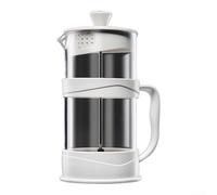 MeevrgR Prensa de café de vidrio de 800 ml de borosilicato Cafetiere Filtro de malla fina para té de rico sabor en frío y cocina (1000 ml)