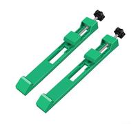 MeevrgR Riel de guía de sierra circular ajustable - Plantilla de corte de rango de ancho de 5.65 a 8.25 pulgadas para máquinas de corte de 4 pulgadas Guía de base de máquina de corte verde ABS (2)