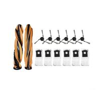 MeevrgR Robot Aspirador Kit de Accesorios para Mova Z60 Ultra Pro V en forma de V Nylon Cepillo Principal Avanzada Filtración de Polvo Cepillos Laterales Bolsas de Polvo para Limpieza Profunda del