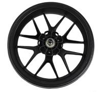 MeevrgR Rueda de repuesto de 10 pulgadas para carrito de golf, neumático de espuma EVA sólida, eje de 10 mm, diseño no plano (negro)