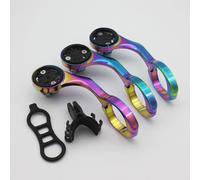 MeevrgR Soporte de aleación de aluminio para computadora Garmin para WAHOO para Bryton, manillar de 31,8 mm compatible con Edge 1000 820 810 800 520 510 500 200 R530 R330 R310 R100, vástago ligero