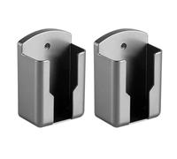 MeevrgR Soporte de almacenamiento de plástico para control remoto montado en la pared, paquete de 2