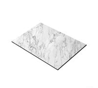 MeevrgR Tapete absorbente de secado de cocina de diatomita para encimera, almohadilla de drenaje estilo mármol para platos, tapete de posavasos de barra de secado rápido, fácil cuidado, blanco y negro