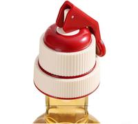 MeevrgR Tapón de vino con temporizador de prensa, sellador al vacío para botellas de vino tinto y blanco, herramienta de conservación de plástico ABS a prueba de fugas para diámetro interior de 18 mm