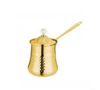 MeevrgR Taza de café de acero inoxidable de 600 ml con tapa, taza térmica de grado 304 para lattes, té, leche y bebidas frías, vaso resistente a derrames, acabado plateado moderno (dorado)