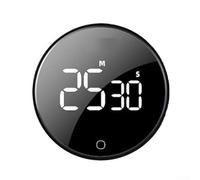 MeevrgR Temporizador giratorio recargable por USB | Cuenta regresiva de entrenamiento de cocina, horneado, estudio, entrenamiento con control de un solo botón y diseño portátil (B)