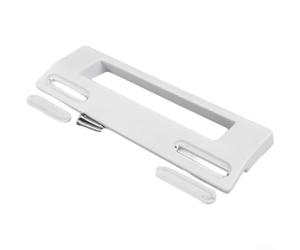 MeevrgR Tirador de puerta de frigorífico blanco para electrodomésticos, 90-170 mm, distancia entre pernos, repuesto para congelador, 37,5 cm (1)