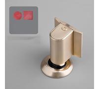 MeevrgR Tope de puerta con ventosa para puerta, resistente al viento, sin perforaciones, adecuado para instrucciones de instalación en el hogar, 1 de lo contrario, no funcionará 2 (oro claro)