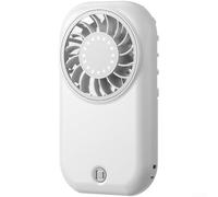 MeevrgR Ventilador de mano portátil plegable con niveles de viento ajustables y larga duración de la batería para escritorio, cochecito, dormitorio, verano (blanco)