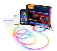 Meevt Tira LED Neón RGB 20 Metros, Luces LED Habitación de Flexibilidad, Tiras LED Exterior IP65 con Control por APP y Mando, para Decoración de Dormitorio, Salón, Jardín, Fiesta, Gaming (10M*2)