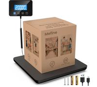 Mefine Bascula Industrial de Precisión 200 kg, Báscula Profesional para Cocina con Función Mantener Tara, Báscula Industrial Digital con Display LCD Mural, para Almacenes, Equipaje & E-commerce