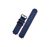 Mefloar Compatible con Timex T2N721 T2N720 739 TW2T3600, anillo de acero inoxidable de 24-16mm, correa de reloj negra, azul y verde(Blue-black)