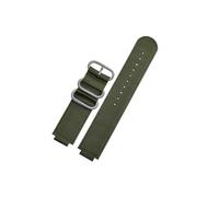 Mefloar Compatible con Timex T2N721 T2N720 739 TW2T3600, anillo de acero inoxidable de 24-16mm, correa de reloj negra, azul y verde(Green-silver)