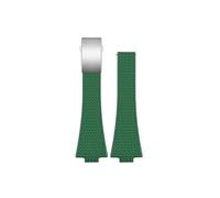 Mefloar Compatible con Tissot 1853 Super Player PRX Series T137.410 T137.407 Correa de reloj de caucho fluorado de 26-12mm(Dark green-steel)